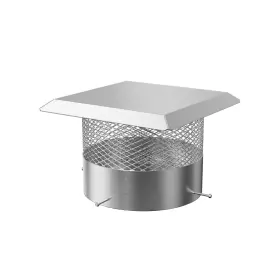 Garvee 199641171665 12 Inch Round Chimney Cap With Screen Stainless Steel Mesh Cover Adjust