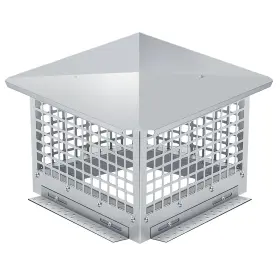 Essa66d38o Garveetech Chimney Cap 13x13 In - Heavy-duty 304 Stainless Steel Mesh Cover