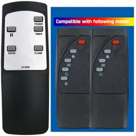 A520221125b10 Gengqiansi Replacement For Altra Flame Altraflame Electric Fireplace Heater Remote Contr