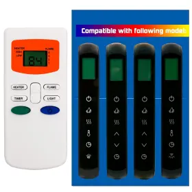 A520230421b14 Gengqiansi Tcl-hong Cuo Replacement Remote Control For Hht Simplifire Electric Fireplace Heater Remot