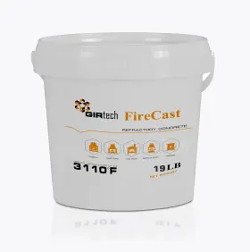 3110 Girtech 603787753734 Firecast Castable Refractory Cement Mix Degree Fahrenheit 19 Lbs High Te