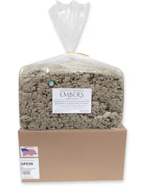 Gfe50 Glowing Fireplace Embers Bulk 5 Pounds Of Gas Rock Wool For Vent Free Or Ven Gfe50 Glowing Fireplace Embers Bulk 5 Pounds Of Gas Rock Wool For Vent Free Or Ven