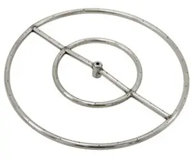 Frs36 Grand Canyon Gas Logs Stainless Steel Triple Fire Ring 0.75 Inch Frs36 Grand Canyon Gas Logs Stainless Steel Triple Fire Ring 0.75 Inch
