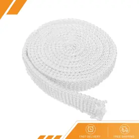 Gryfton 680811087355 3/4 Inch X 1/8 X73 Wood Stove Gasket Flat High-temperature Seals Rope White