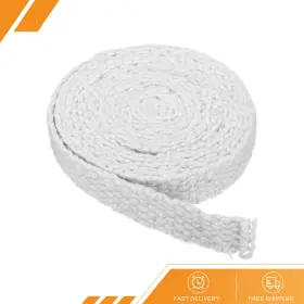 Gryfton 680811089557 1 Inch X1/8 X157 Wood Stove Gaskets High-temperature Resist Seal Ropes White