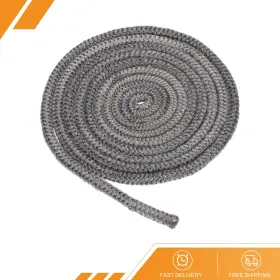 Gryfton 686130903000 5/16 Inch X118 Wood Stove Gasket Graphite Fiberglass Round Seal Rope Black