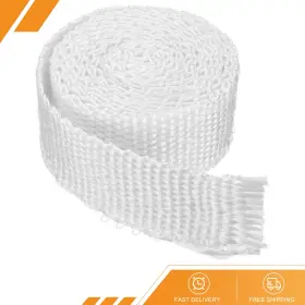 Gryfton 686130937029 2 Inch X1/8 X118 Wood Stove Gasket Fiberglass Flat High-temperature Resistance White