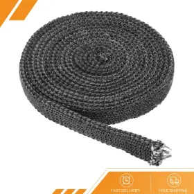 Gryfton 686687054002 3/4 Inch X 1/8 Wood Stove Gaskets High-temperature Resistance Seal Rope Black