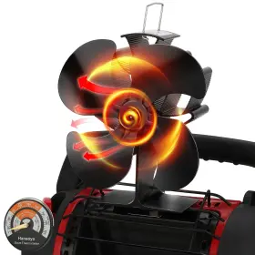 Hanaoyo Sf700f Wood Stove Fan For Buddy Heater Heat Powered Slot Lock Design With