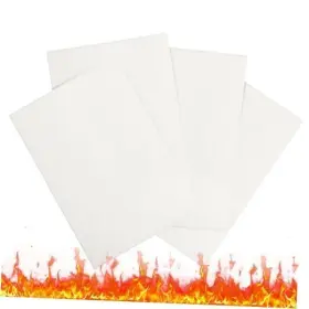 Htgp001 Hasanbar 4 Pcs High Temperature Gasket Paper Ceramic Fiber Material Fireproof