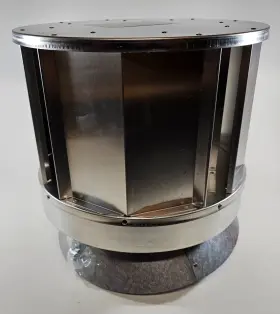 Hearth & Home 652174527175 And Slp-tvhw High Wind Cap Direct Vent Fireplace Chimney New