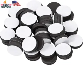 Hem50  Bykes 3/4 X 3/16- Inch Diameter Flexible Self Adhesive Magnets 54 Count