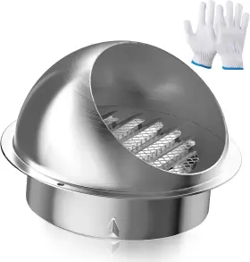192018 Hg Power 43239 4 Inch Wall Vent Cover Dryer Outside
