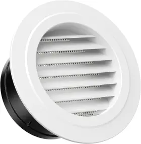 Hg Power 767550224026 6 Inch Round Air Vent Abs Louver Grille Cover With White Hg Power 767550224026 6 Inch Round Air Vent Abs Louver Grille Cover With White