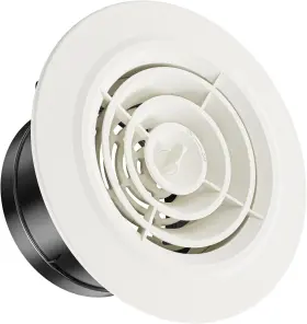 Hg Power 767550224057 4 Inch Round Air Vent Adjustable Abs Cover White
