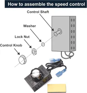 Homepc-190722-b09bvs2n9k Hiorucet -homepc-190722-b09bvs2n9k Rheostat Variable Speed Control Switch 120v For Heat N Glo Heatilat #2