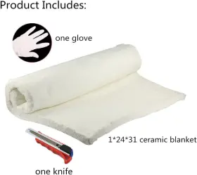 2400f Hm&fc 696597558125 1 Inch X 24 31 Ceramic Fiber Insulation Blanket For Quadrafire Wood & #2 2400f Hm&fc 696597558125 1 Inch X 24 31 Ceramic Fiber Insulation Blanket For Quadrafire Wood & #2