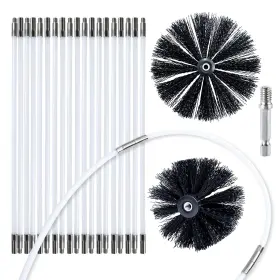 250307-dryer Hoklnuse Dryer Vent Cleaner Kit Chimney Sweep Cleaning Tools Pellet Stove Cle