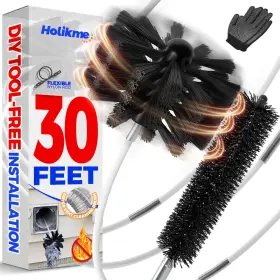 B07sqyx2fh Holikme 30ft Dryer Vent Cleaner Kit With Drill Attachment Flexible Lint Brush B07sqyx2fh Holikme 30ft Dryer Vent Cleaner Kit With Drill Attachment Flexible Lint Brush