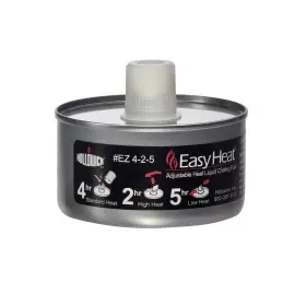 Ez4-2-5 Hollowick Easy Heat 4-2-5 Adjustable Liquid Wicked Chafing Fuel With A