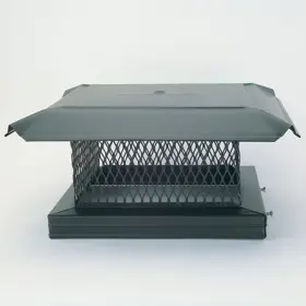 14806 Homesaver Pro 12 Inch X Galvanized Single-flue Chimney Cap 3/4 Mesh