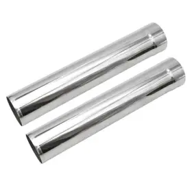 Lmq1390 Hoypeyfiy 2.36ftft Stove Pipe 2pcs Lengthen Straight Chimney Stainless Steel Flue For #2 Lmq1390 Hoypeyfiy 2.36ftft Stove Pipe 2pcs Lengthen Straight Chimney Stainless Steel Flue For #2
