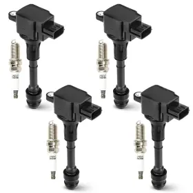 Hurotoms Huink069xs1234 4pcs Ignition Coil Pack With Iridium Spark Plug Compatible 2002 200