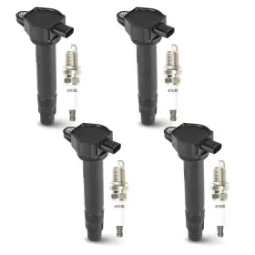 Huink083xs1234 Hurotoms 4pcs Ignition Coil Pack With Iridium Spark Plug Compatible Chrysler