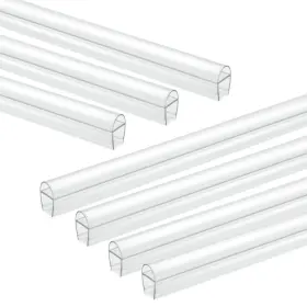 Hutlon 783103305806 Door Seal 118 Inch 16.9 X 7 Pcs Shower Strip For 3/8 10mm Gla