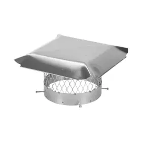 Hy-c 445037141105 10 Inch Round Bolt-on Single Flue Chimney Cap Top Mount Circle Stainless Steel Cage #2