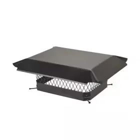 Hy-c 705353287572 Chimney Cap Black Galvanized Steel 16 Inch X 12 Bolt-on Single Flue Top Mount #2
