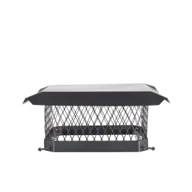 B002yggrsw Hy-c Shelter 13x13 Single Flue Bolt-on Chimney Cap - Galvanized Steel Assembled