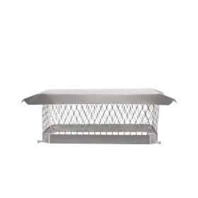 Hy-c Scss1318 Shelter Bolt On Single Flue Chimney Cover Mesh Size 3/4 Inch Fits Outs