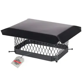 Hg913 Hy-guard 020729509028 Single Bolt On Galvanized Steel Chimney Cover Mesh Size 3/4 Fits Outs