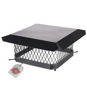 Hg1313 Hy-guard 020729509059 Single Bolt On Galvanized Steel Chimney Cover Mesh Size 3/4 Fi Hg1313 Hy-guard 020729509059 Single Bolt On Galvanized Steel Chimney Cover Mesh Size 3/4 Fi