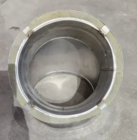 208206 Icc One 8 Inch Chimney Pipe 45 Degree Elbow #3