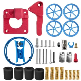 Nutm435 Ideaformer Ir3 Nutm435/m445 Upgrade Ender 3 Extruder Kit All Metal Mk8 4pcs Hand Twist Leveling