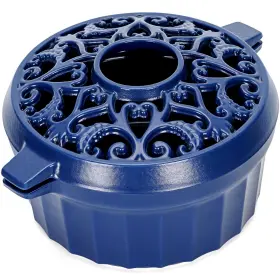 Igoheals Igof24-347-blue Wood Stove Steamer - Rust Resistant Cast Iron Humidifier Pot With Three-layer