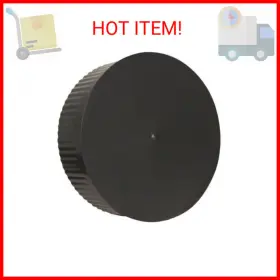 Imperial Bm0152 Black 7 Inch Crimp Tee Cap