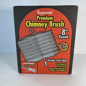 Bro183 Imperial Premium Chimney Brush 8 Inch Round Durable Steel Wire Bro183 Imperial Premium Chimney Brush 8 Inch Round Durable Steel Wire