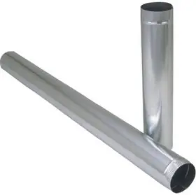 Gv1254 Imperial 10 Pack - Galvanized Furnace Pipe 28 Gauge 6 X 24 Inch