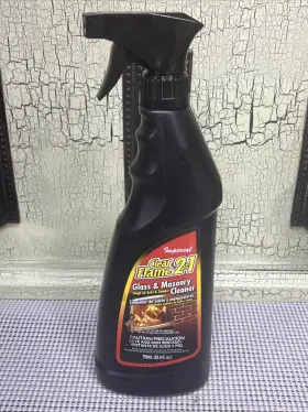 Kk0330 Imperial Clear Flame 2 And 1 Glass Masonry Cleaner 22oz Tough On Soot #kk0330 Kk0330 Imperial Clear Flame 2 And 1 Glass Masonry Cleaner 22oz Tough On Soot #kk0330