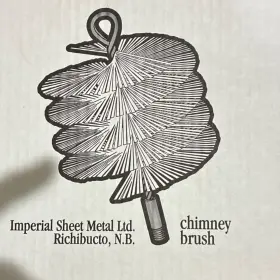 Br0327 Imperial Sheet Metal Ltd. Chimney Brush 10 Inch Black For Indoor Use