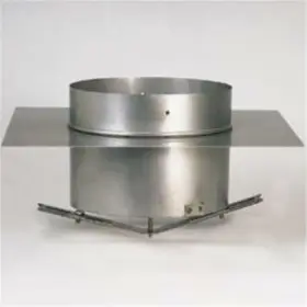 14958 Integra Miltex Homesaver 8 Inch Windbeater Stainless Steel Adaptor For Mason