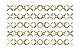 Fbx44 Interstate Pneumatics 1/4 Inch Brass Hose Barb Cross Manifold Fitting-p