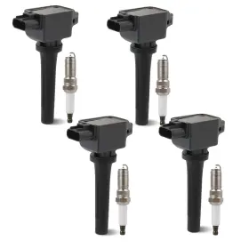 Uf-822 Jdmon Uf822 4pcs Ignition Coils Pack And Spark Plug Compatible With Scion Ia