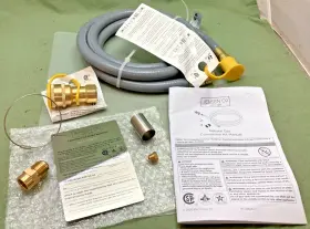U0002-09 Jensen Co New Genuine Natural Gas Conversion Kit For Fireplace