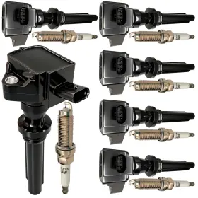 Jnf60-001 Jnfsup 6 Pcs Ignition Coils With Spark Plugs - Compatible For Jaguar Replaces C2z1