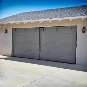 58509 Jobar Double Garage Door Screen Magnet Bottom Insect Bug Mesh 16ft. X 7ft Polyester #2