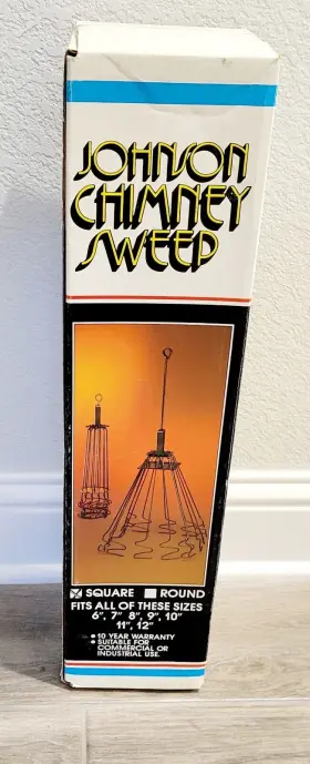 6302 Johnson Vintage Usa Chimney Sweep Square Cleaning Tool - New 6302 Johnson Vintage Usa Chimney Sweep Square Cleaning Tool - New